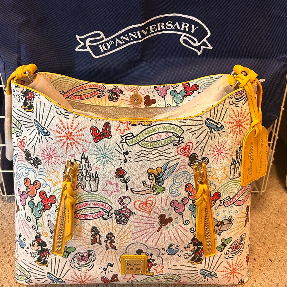 Dooney and Bourke Disney 10th Anniversary Sketch